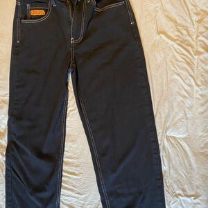 Empyre Men's Relaxed Black Jeans
